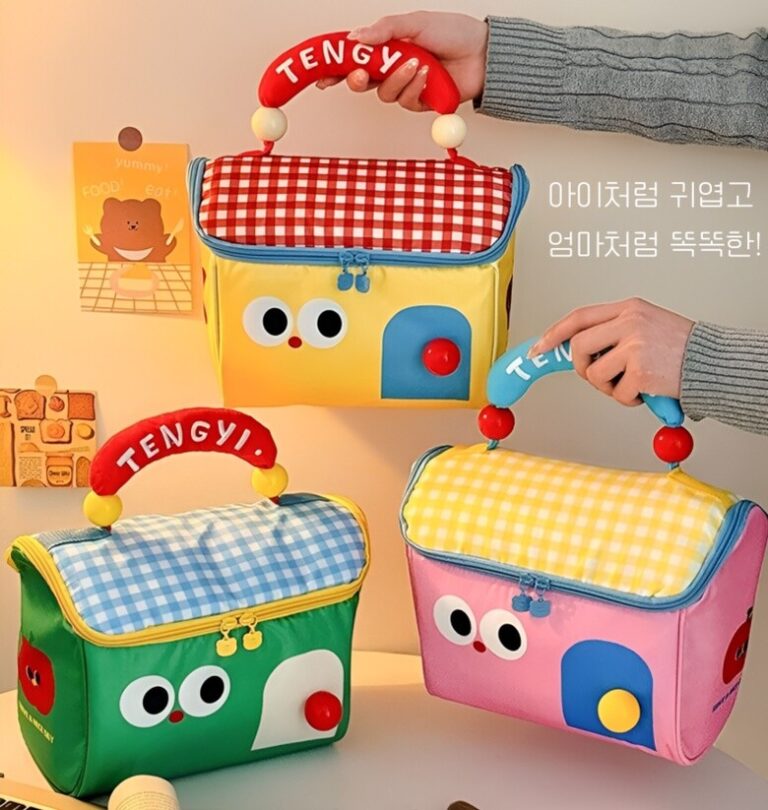 라플 보온보냉 소풍 캐릭터 도시락 가방, 우리 아이 인싸템!